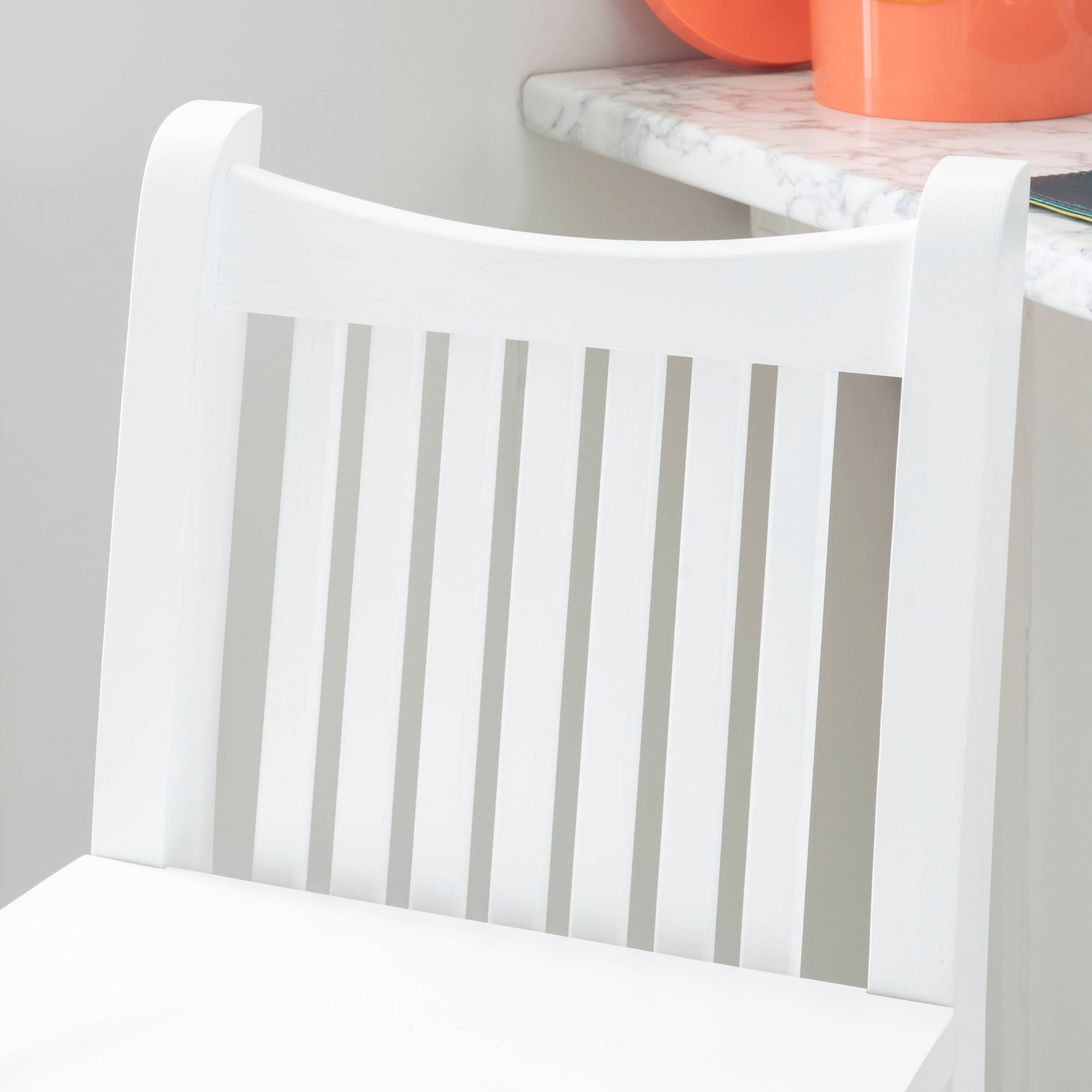 White Leola Barstools Set of 2 Q74098