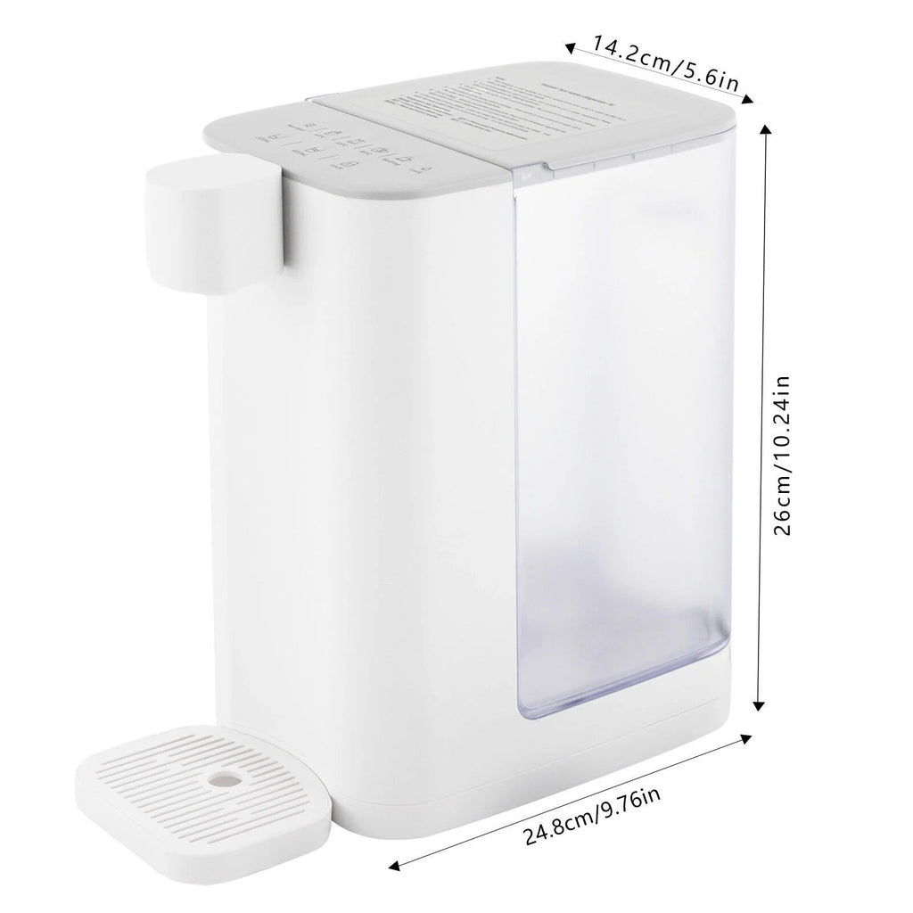 1600w Electric Kettles Instant Hot Water Dispenser 3L Tank White Z5278