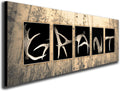 Antler Name Art Block Mount B90261