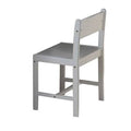 Gray Solid Wood Dining Chair F1501