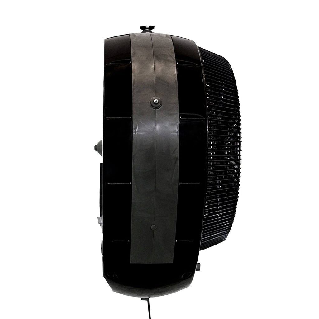 Black Wall Mount Misting Fan Y618