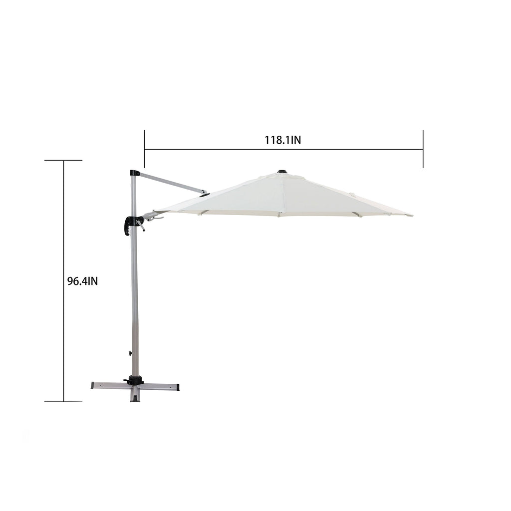 Pacific Blue Offset Patio Cantilever Umbrella M38181