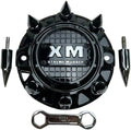 Gloss Black Chrome Spikes Wheel Center Cap Pack of 2 A166957