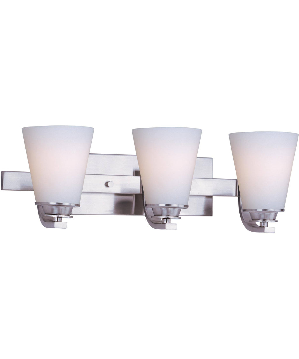 3-Light Bath Vanity Satin Nickel X1536
