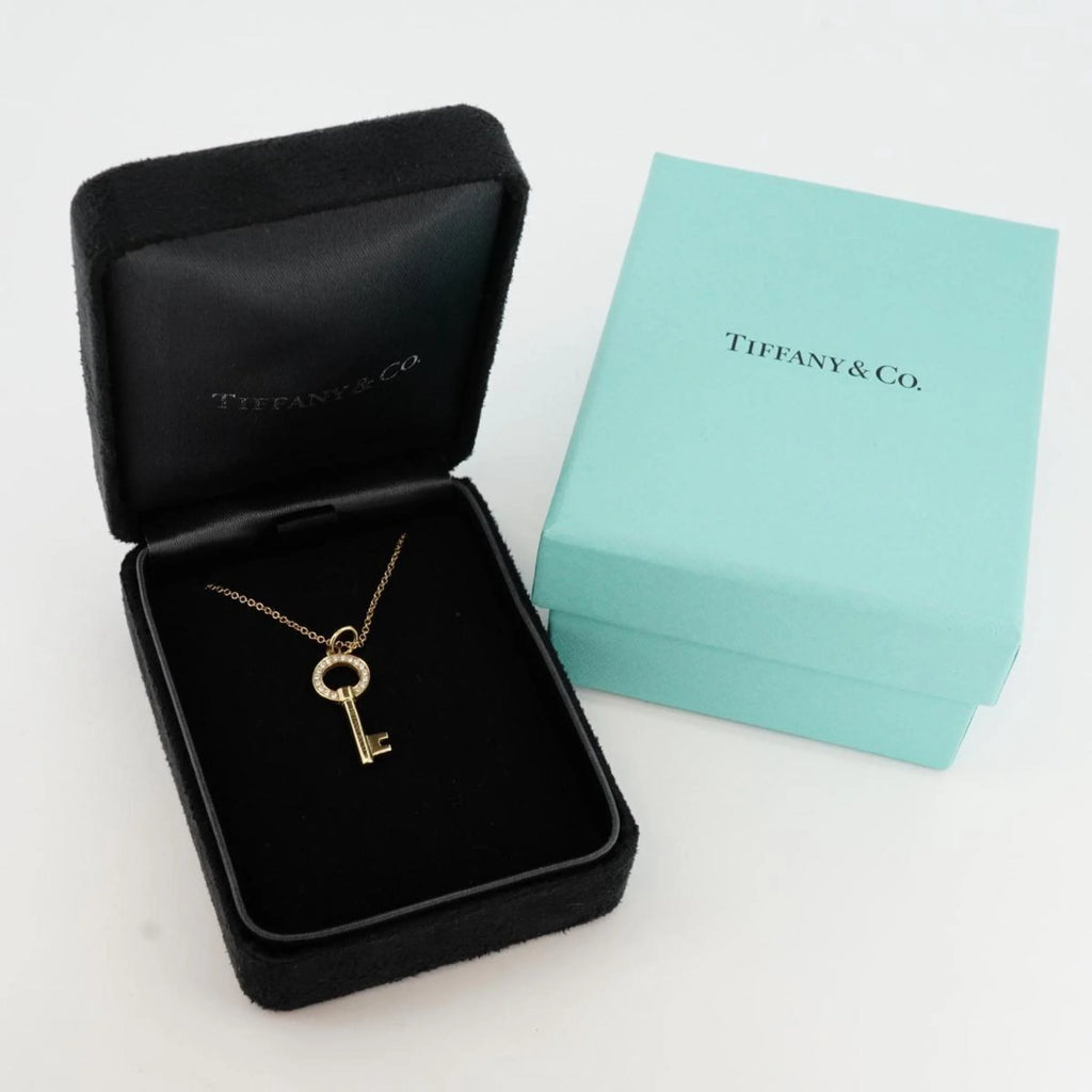 Pre-Owned Yellow Gold Diamond Necklace B9706