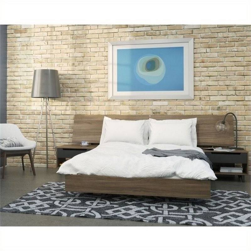 3 Piece Bedroom Set in Walnut P68524