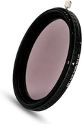 2-in-1 55mm Variable ND Filter & CPL Polarizer Filter, ND2-ND32, with Storage Case and Lens Cap K4296