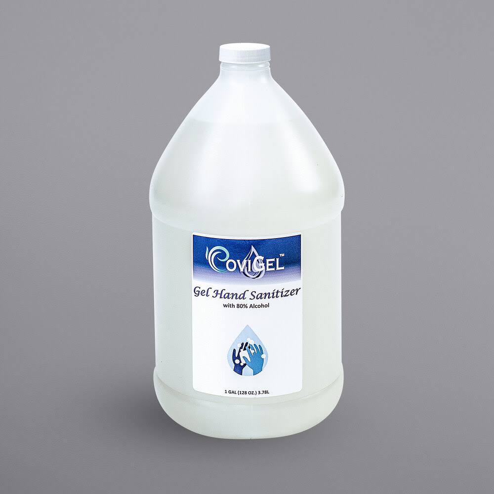 1 Gallon Gel Hand Sanitizer with Pump - 4/Case Y886