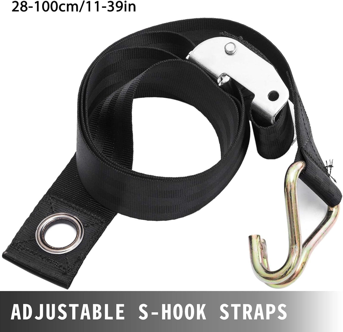 50 x 66 Cargo Net with Cam Buckles & S-Hooks, Heavy Duty Pickup Truck Cargo Net, Pack of 2 X2842