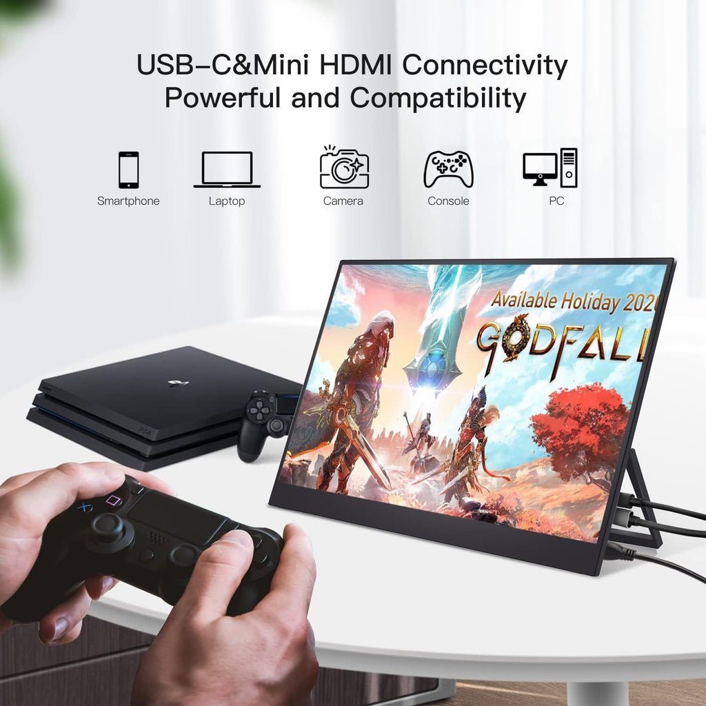15.6" 1080P Touchscreen Portable Monitor with Kickstand O649992