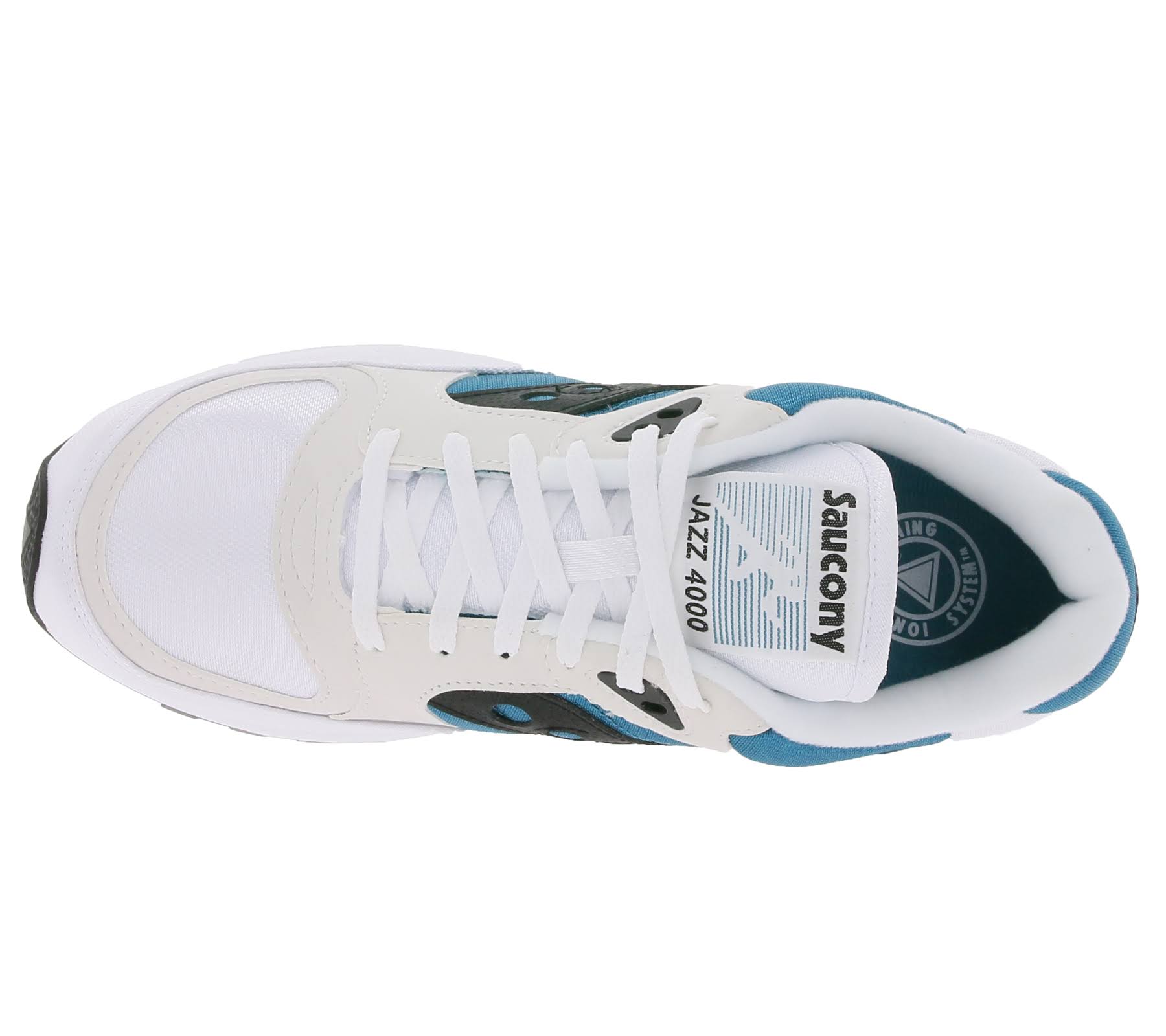 White / Turquoise Jazz Sneakers A182470
