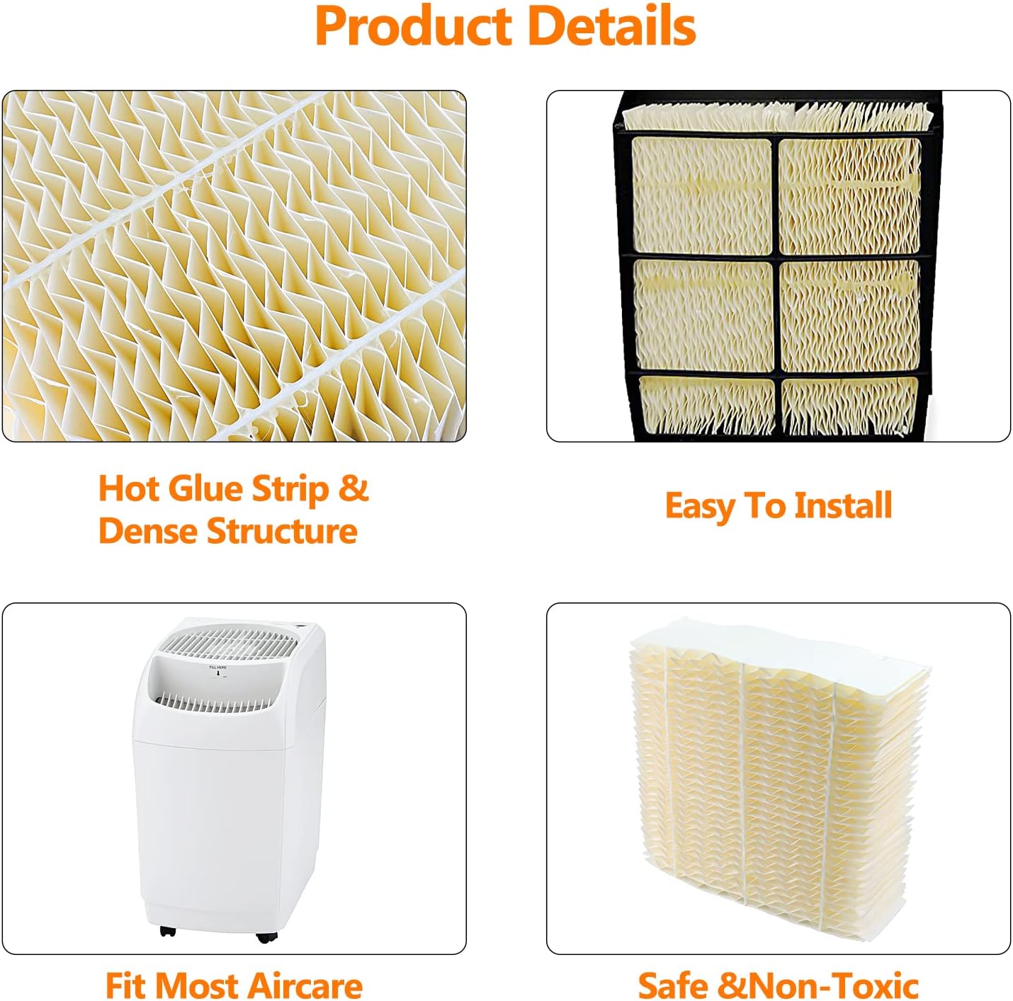 1043 Humidifier Wick Filter Replacement (2 Pack) N9663