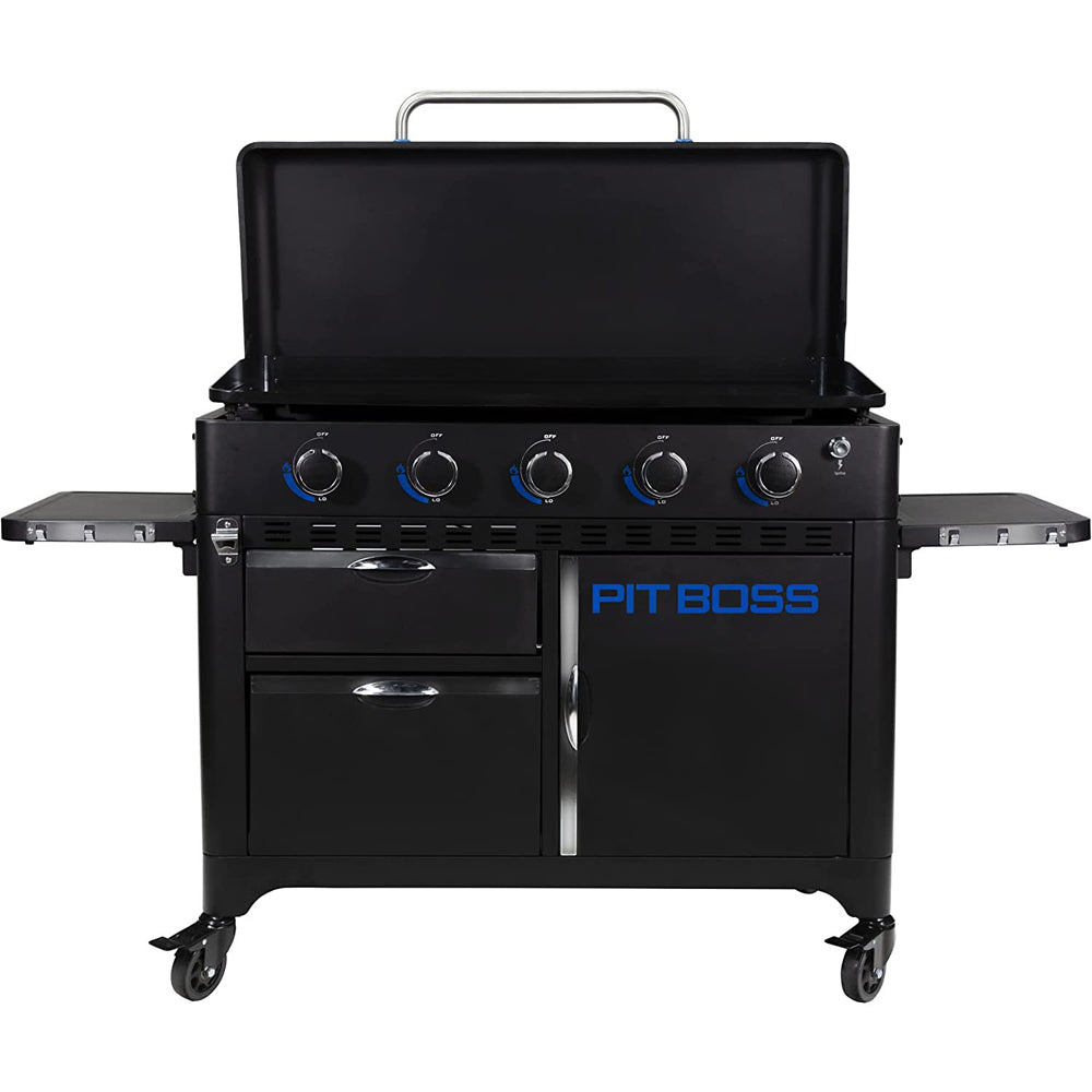 Portable 5-Burner Lift-Off Griddle with Cover R173
