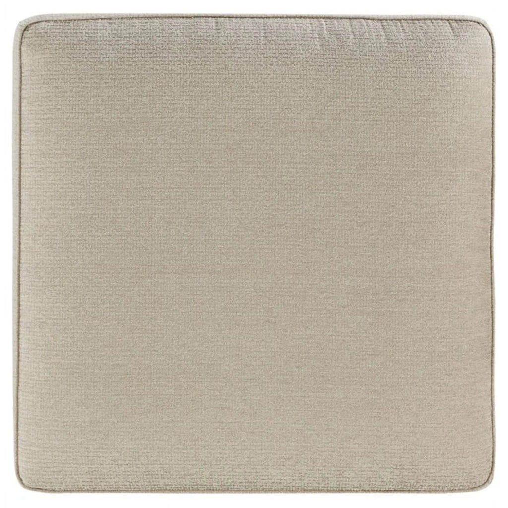 Putty Beige Fabric Oversized Accent Ottoman H67041