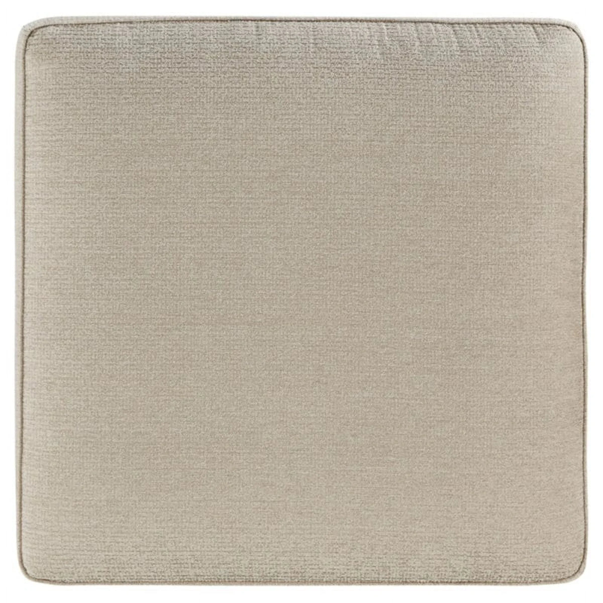 Putty Beige Fabric Oversized Accent Ottoman H67041