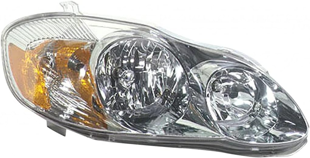 Passenger Side Headlight for Toyota Matrix Z7838