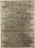 Oat Octagons Repeat 8' x 11' Rectangle Area Rug W52209