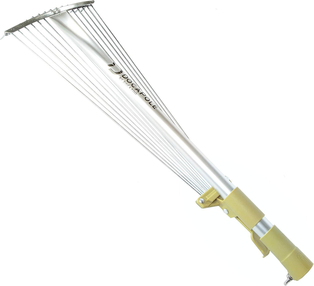 6 to 24 foot Telescopic Roof and Yard Rake Extension Pole V436