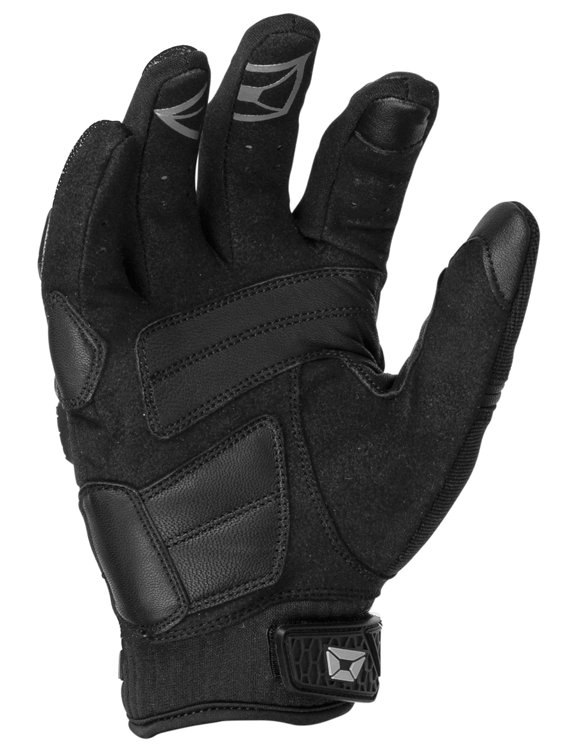 Black Textile Motorcycle Gloves I328864