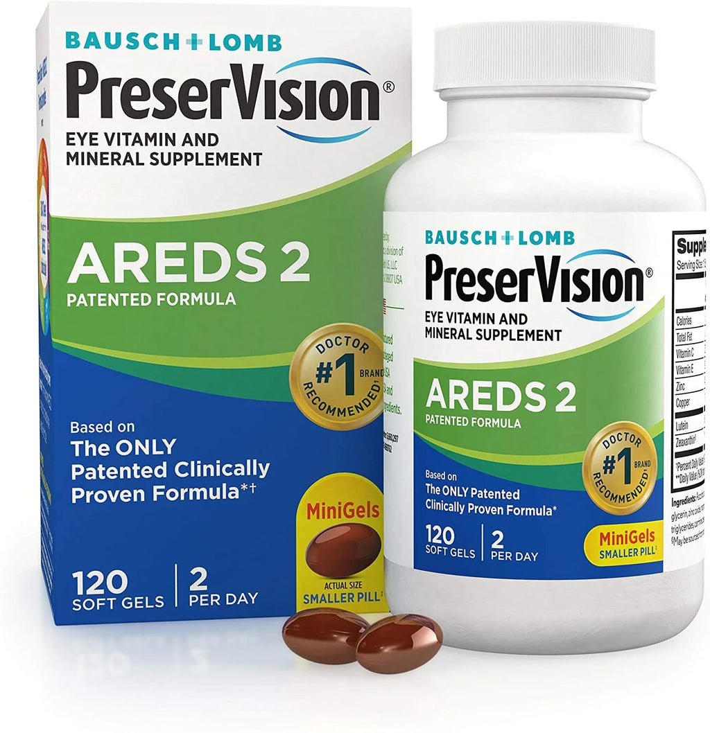 Eye Vitamin & Mineral Supplement Soft Gels S3561