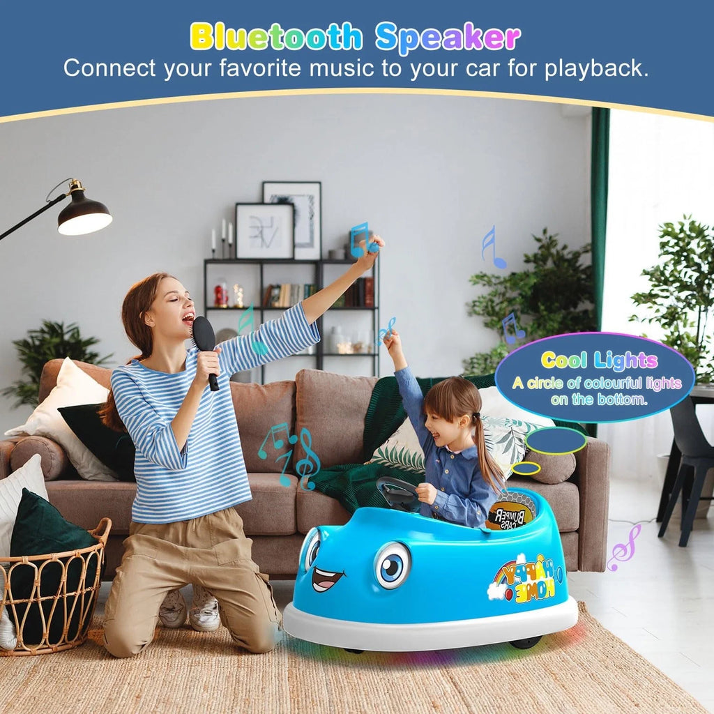 Blue 12V Electric Bumper Car for Kids G601