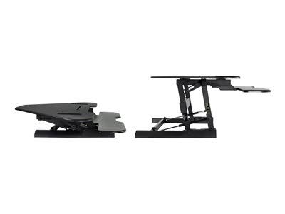 Black Corner Standing Desk Converter W81080