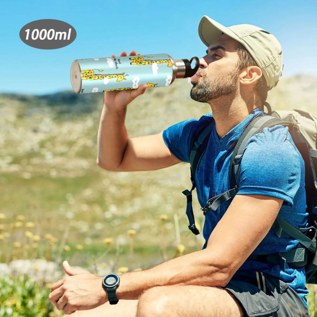 Stainless Steel Insulated Water Bottle with Straw Lid J1083