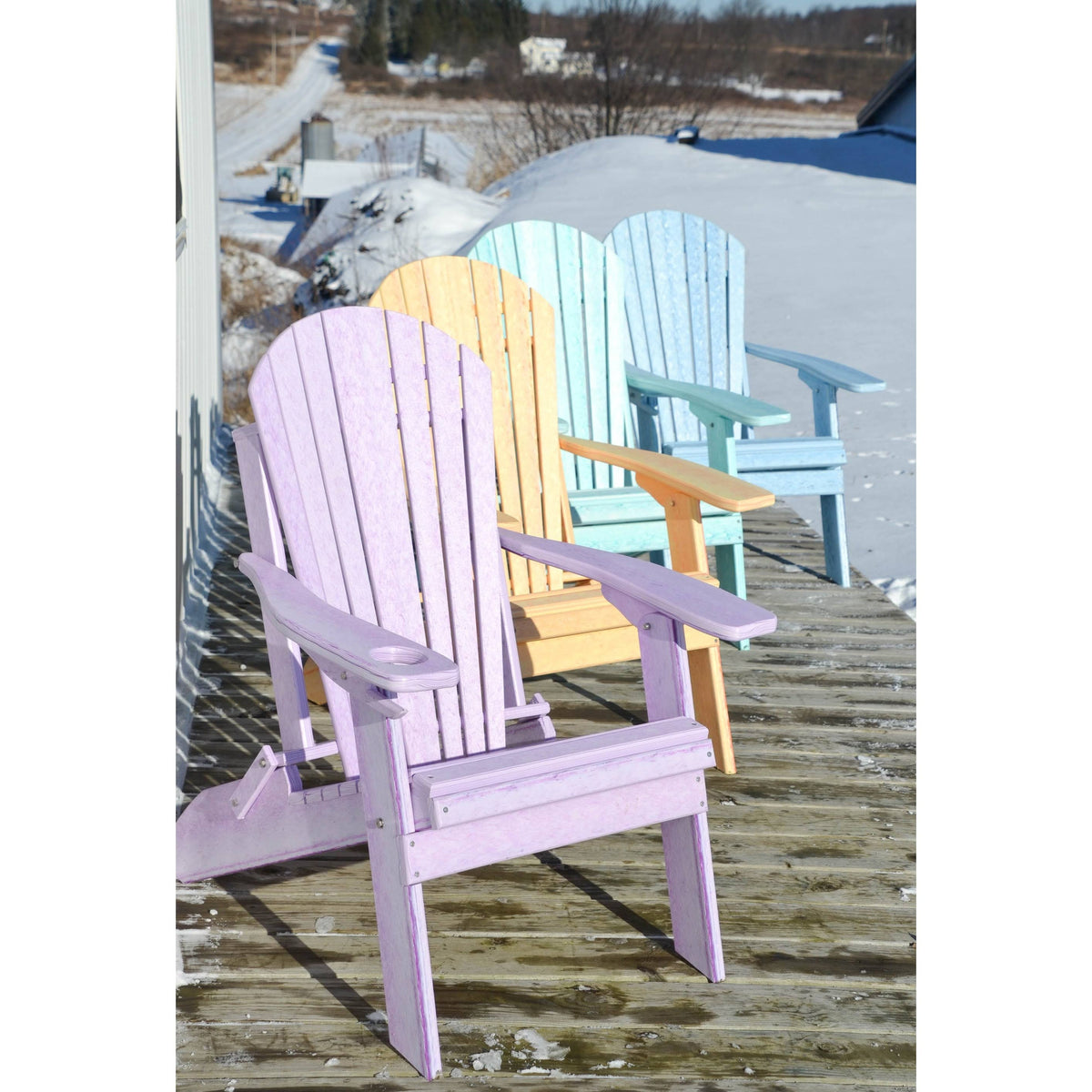 Folding Adirondack Chair Dove Gray V650