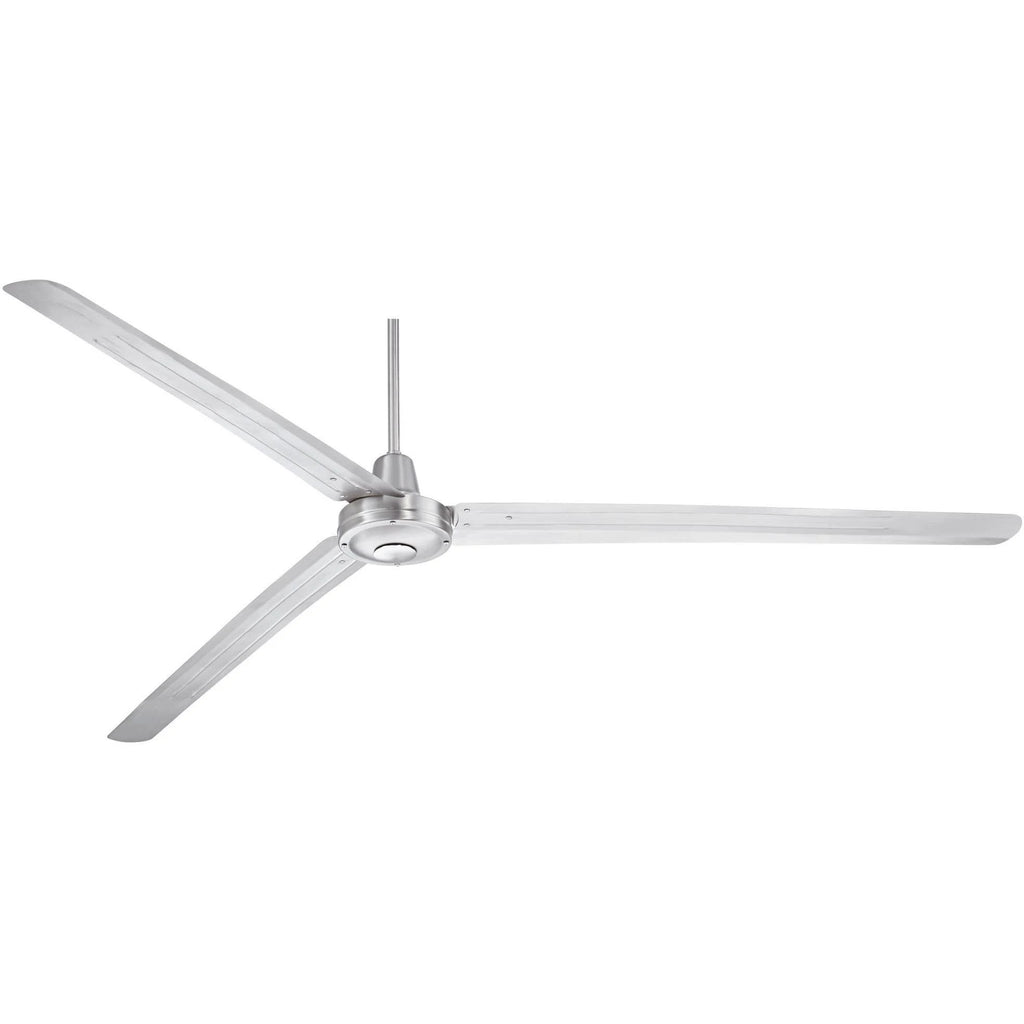84 inch Brushed Nickel Damp Ceiling Fan U1832