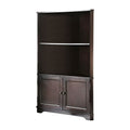 Espresso Wood Corner Bookshelf B232237