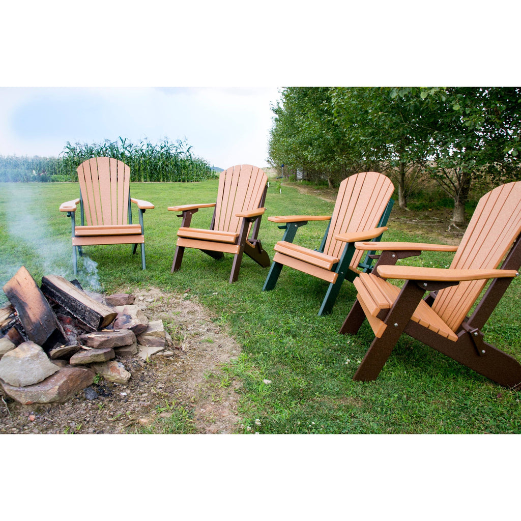 Folding Adirondack Chair Dove Gray V650