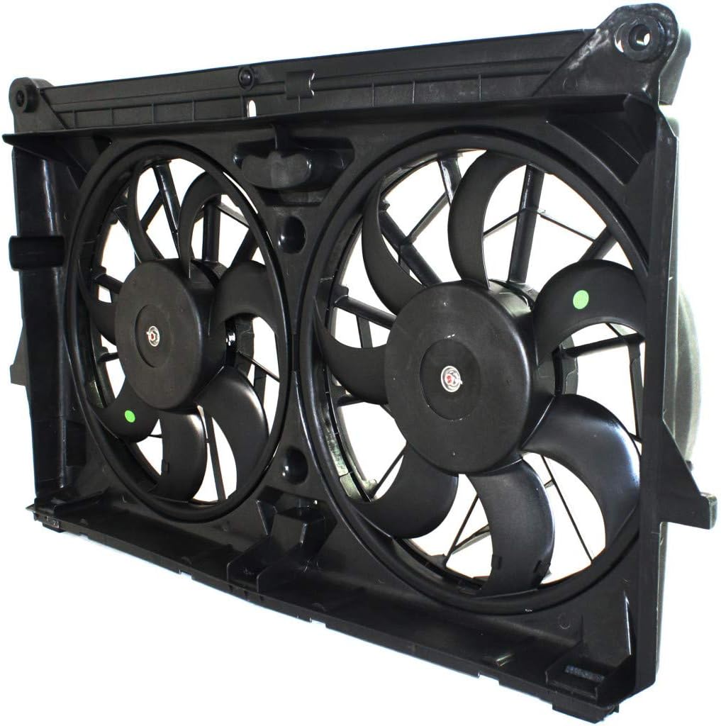 A/C Cooling Fan Assembly for Chevy Silverado 1500/2500/3500 2007-2013 8 Cylinder w/Performance Package X401