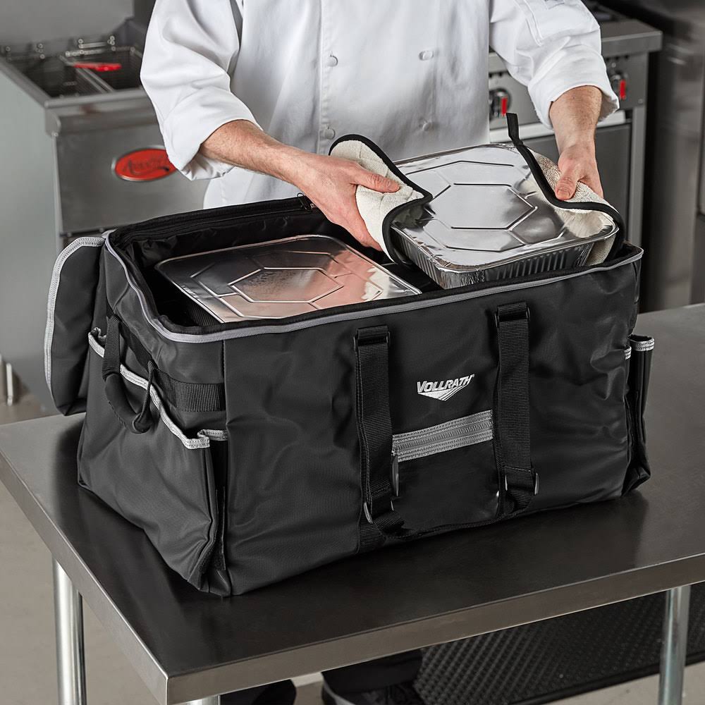 Insulated Food Pan Carrier with Heating Pad T68592