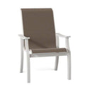 Textured Snow Patio Dining Armchair B89274