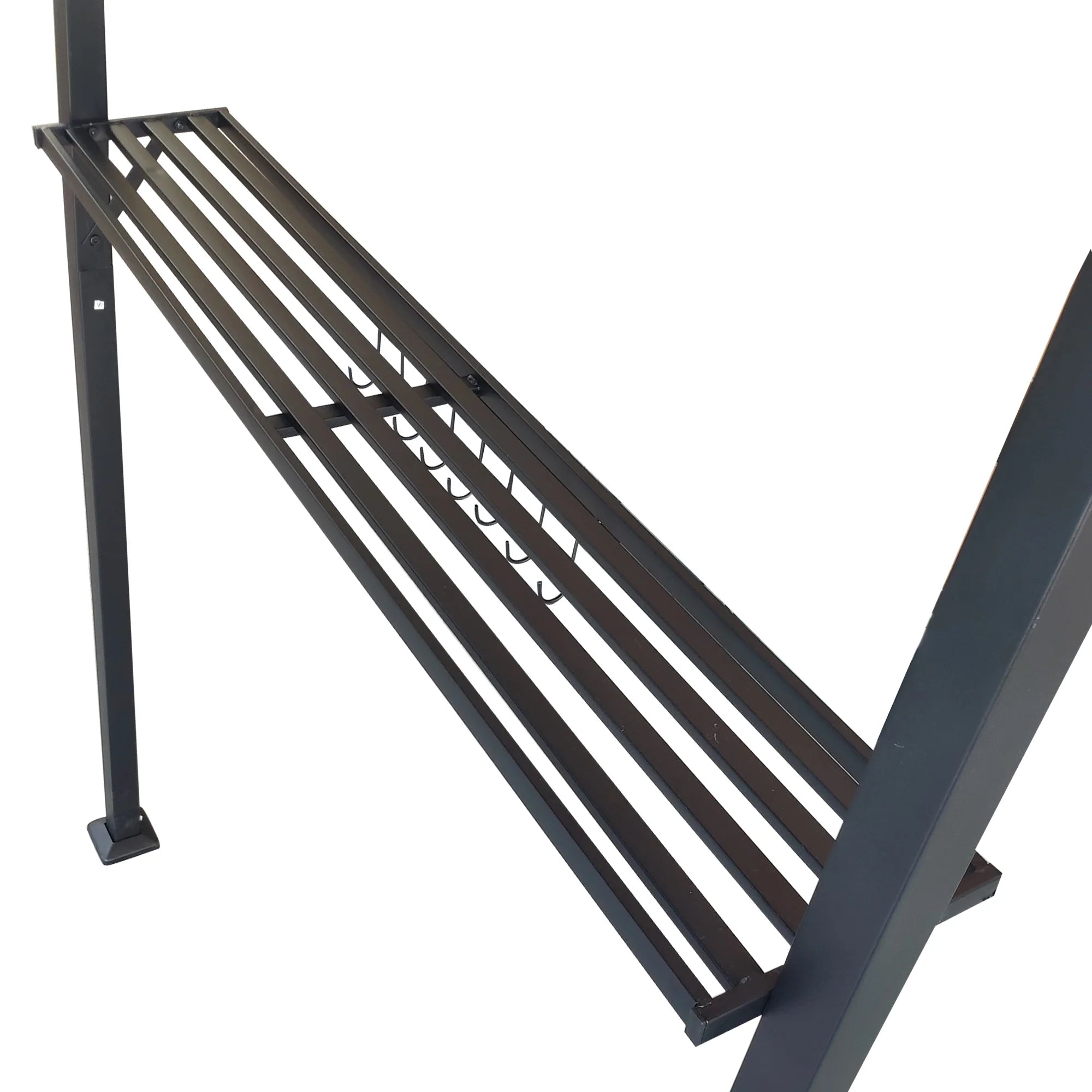 Brown Steel Frame Outdoor Grill Gazebo with Canopy F982