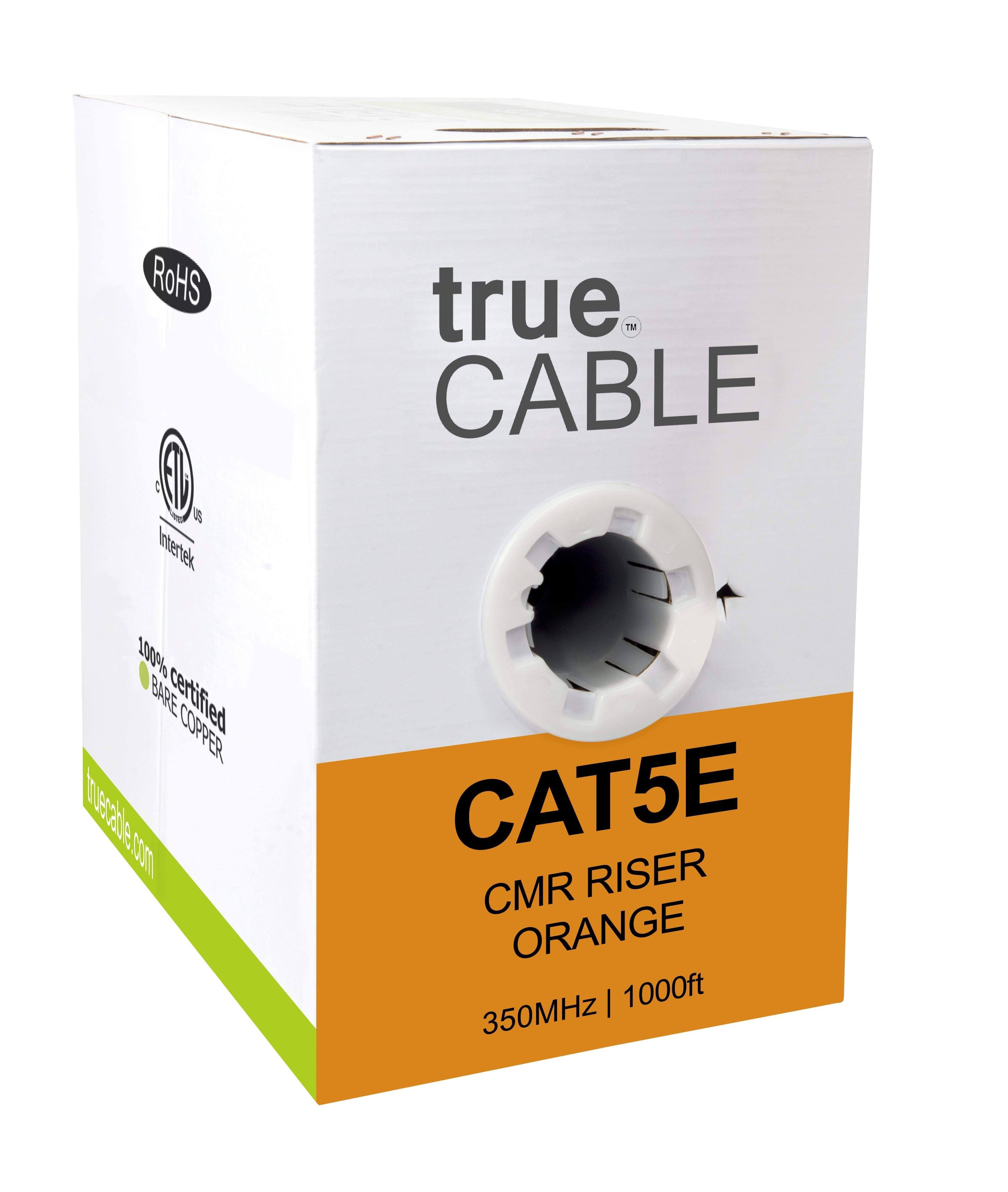 Cat5e Riser Unshielded Orange 1000ft X4758