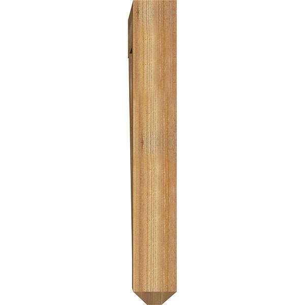 Traditional Craftsman Rough Sawn Bracket, Western Red Cedar M162