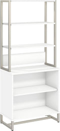 White Bookcase with Hutch Y736690