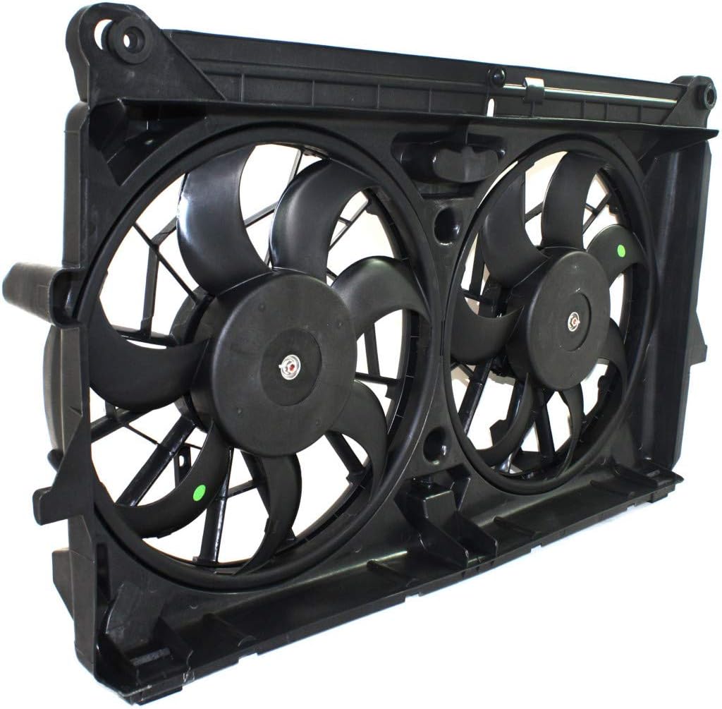 A/C Cooling Fan Assembly for Chevy Silverado 1500/2500/3500 2007-2013 8 Cylinder w/Performance Package X401