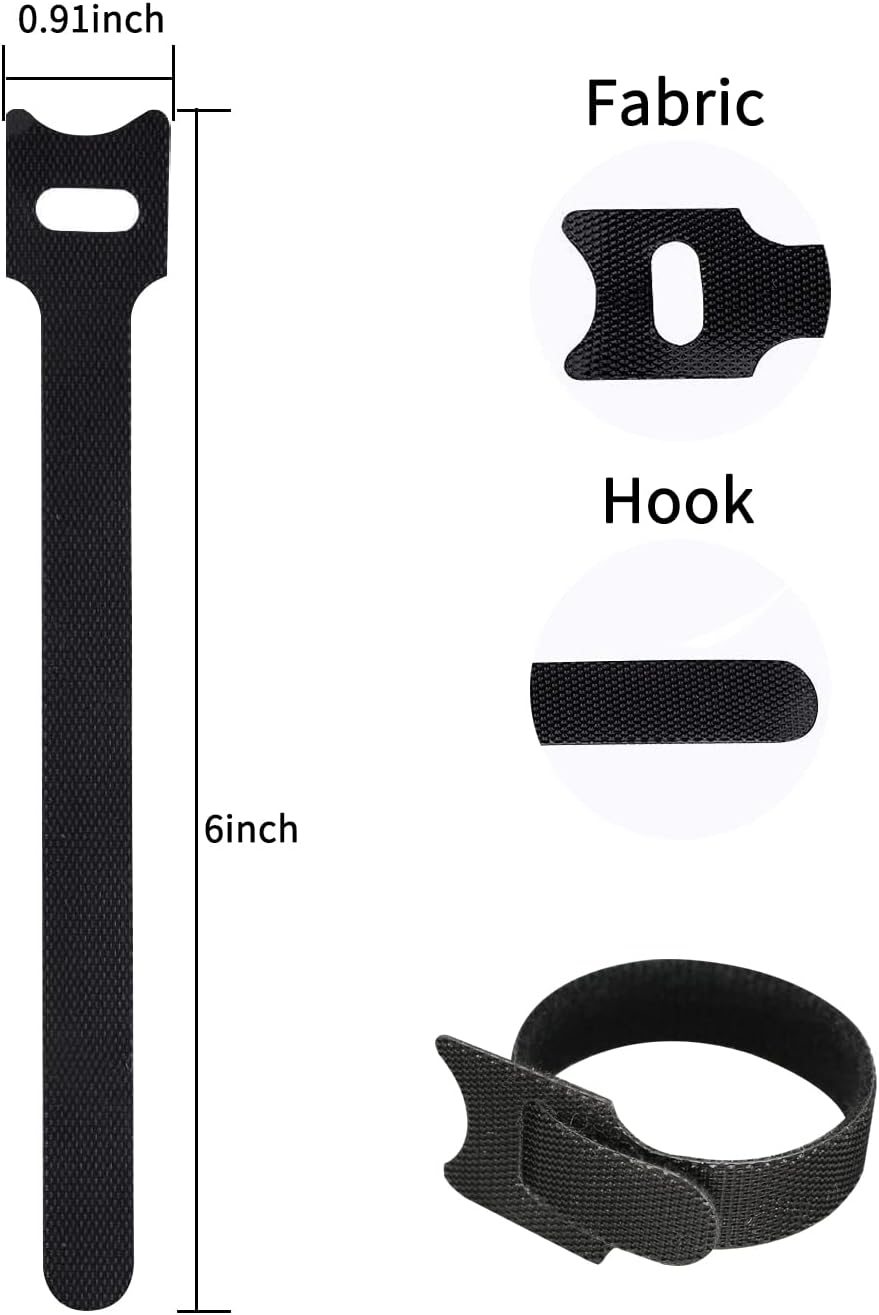 Cord Management Kit 76pcs Cable Ties and Holders K64851