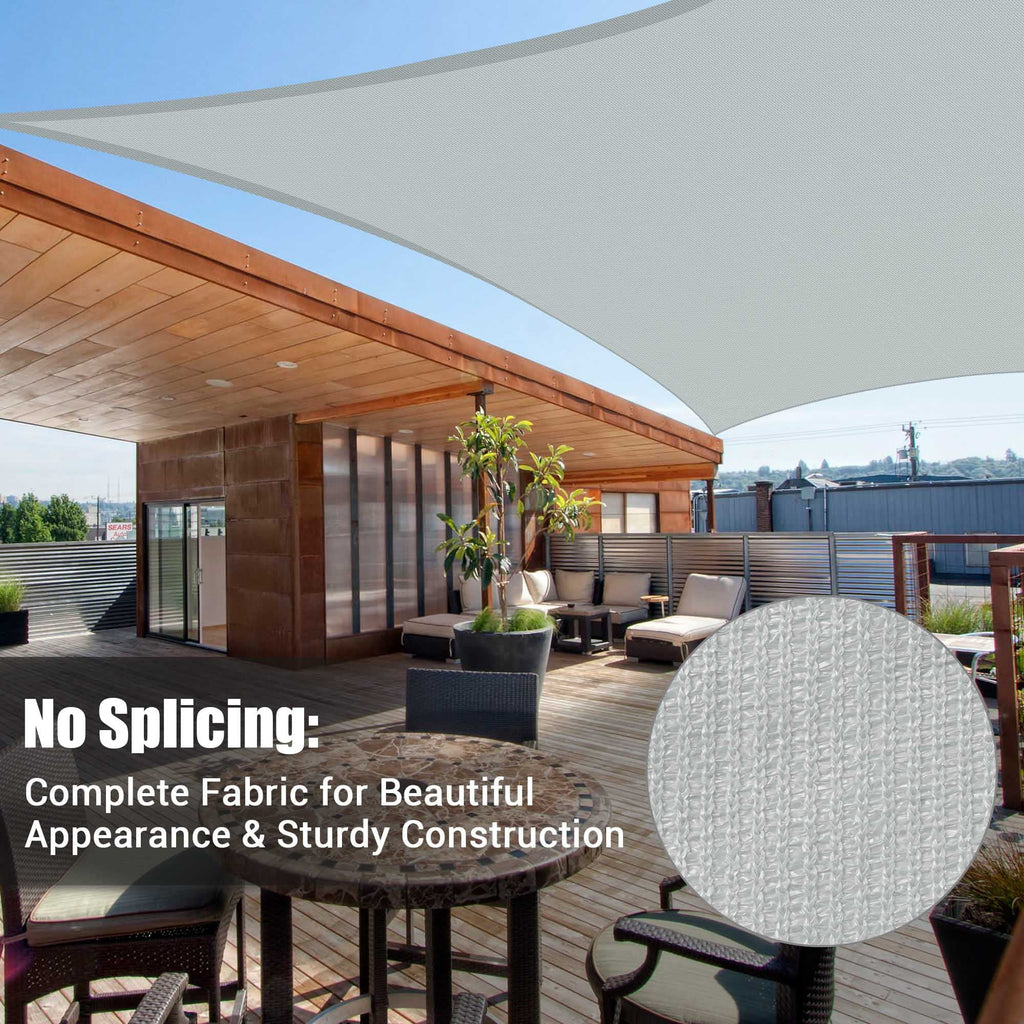 16x12' Rectangle Sun Shade Sail Canopy T24535