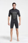 Mens 2mm Shorty Wetsuit Full Body Front Zip Diving Suit U92744