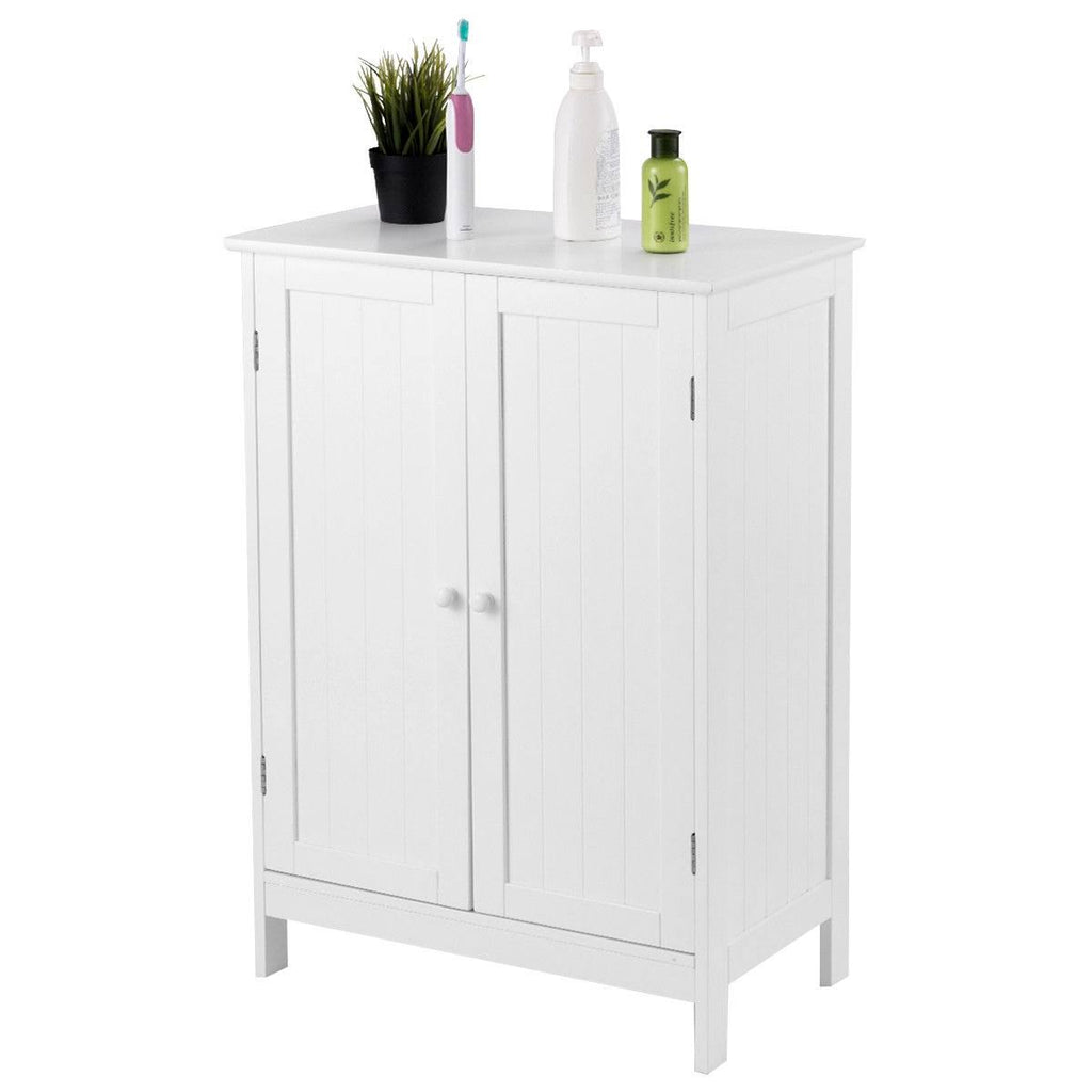 Bathroom Floor Storage Double Door Cabinet X4717