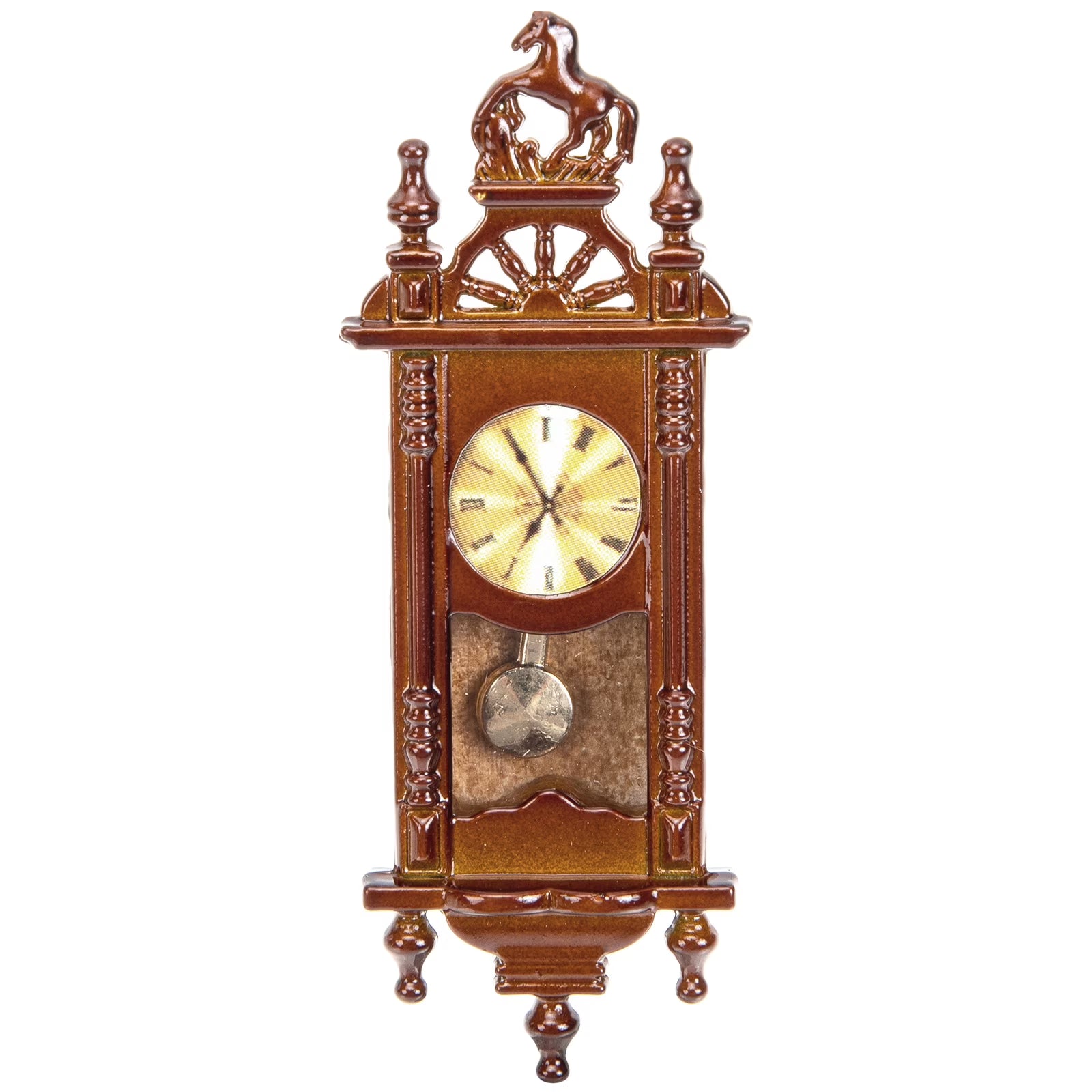 Vintage Metal Dollhouse Clock Accessories O4102