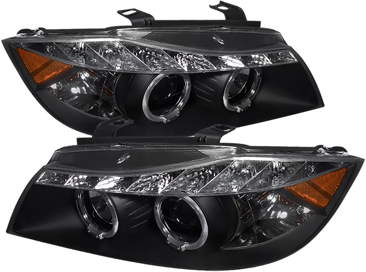 Clear Dual Halo Projector LED Headlight C348