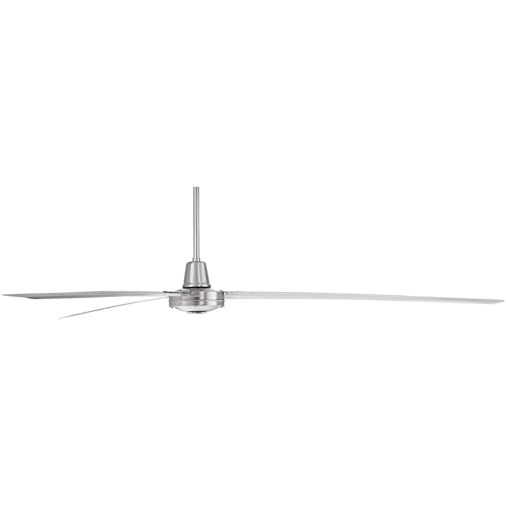 84 inch Brushed Nickel Damp Ceiling Fan U1832