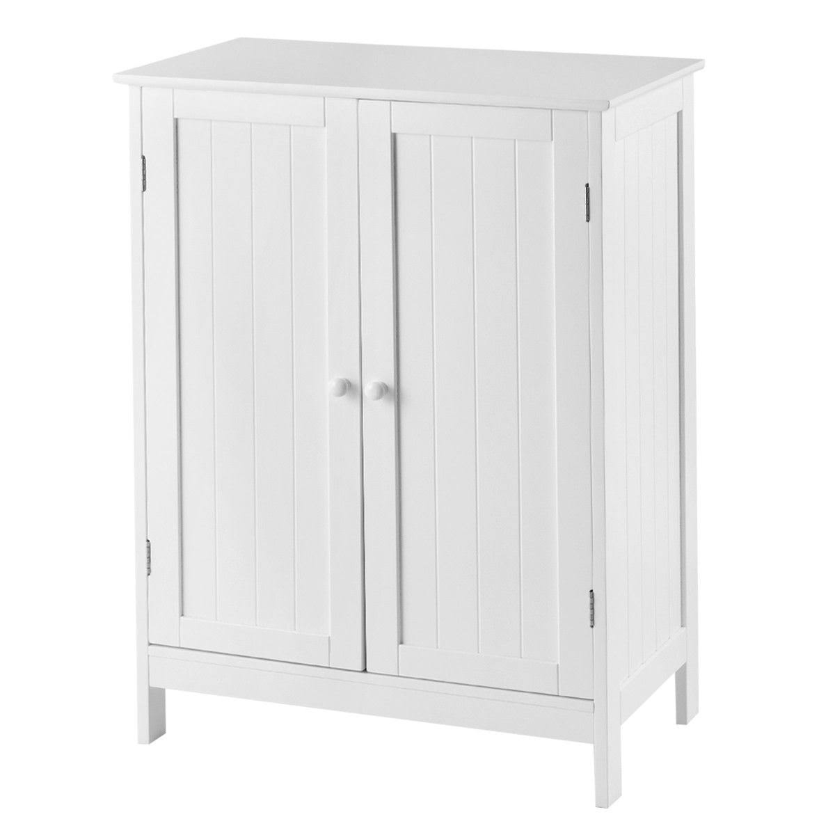 Bathroom Floor Storage Double Door Cabinet X4717