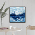 Black Float Frame Canvas Art - 24 x 24 A123387