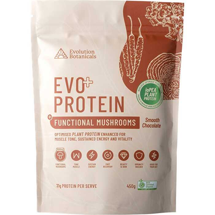 Smooth Chocolate Functional Mushrooms Protein 450g A1774