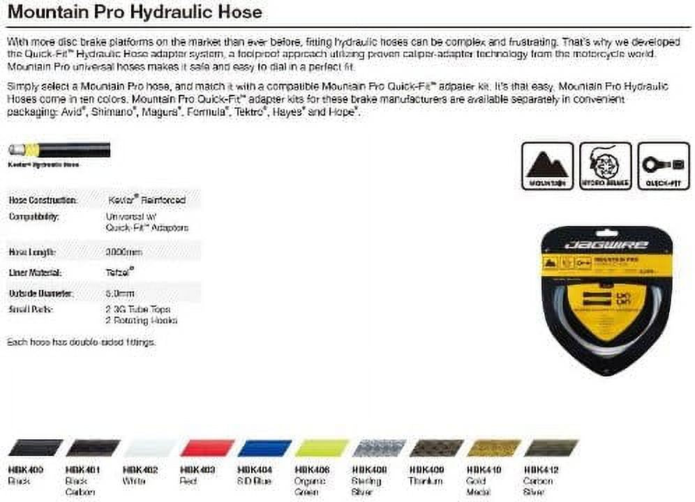Hydraulic Disc Brake Hose Kit 3000 Mm U83606